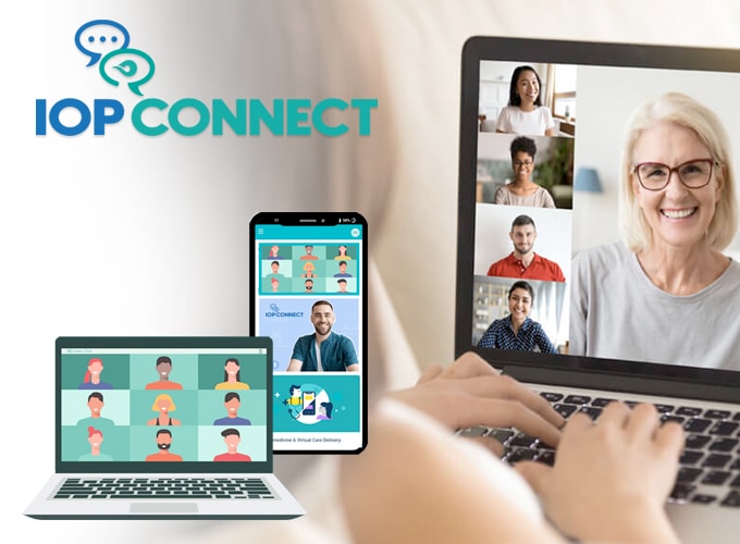 IOP CONNECT virtual intensive outpatient treatment offerings graphic