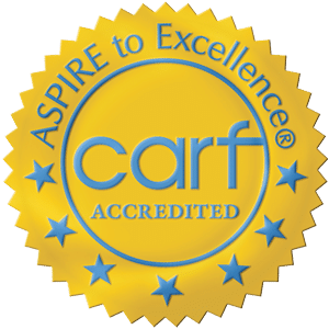 Break the Cycle CARF Accredited Logo